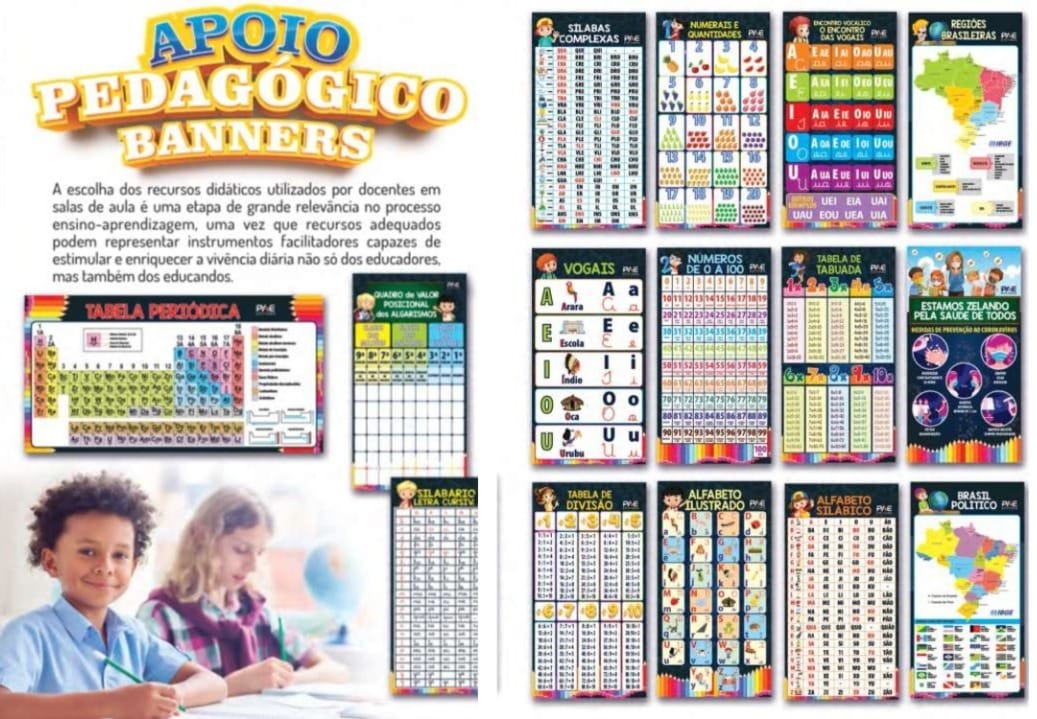 APOIO PEDAGÓGICOS BANNERS